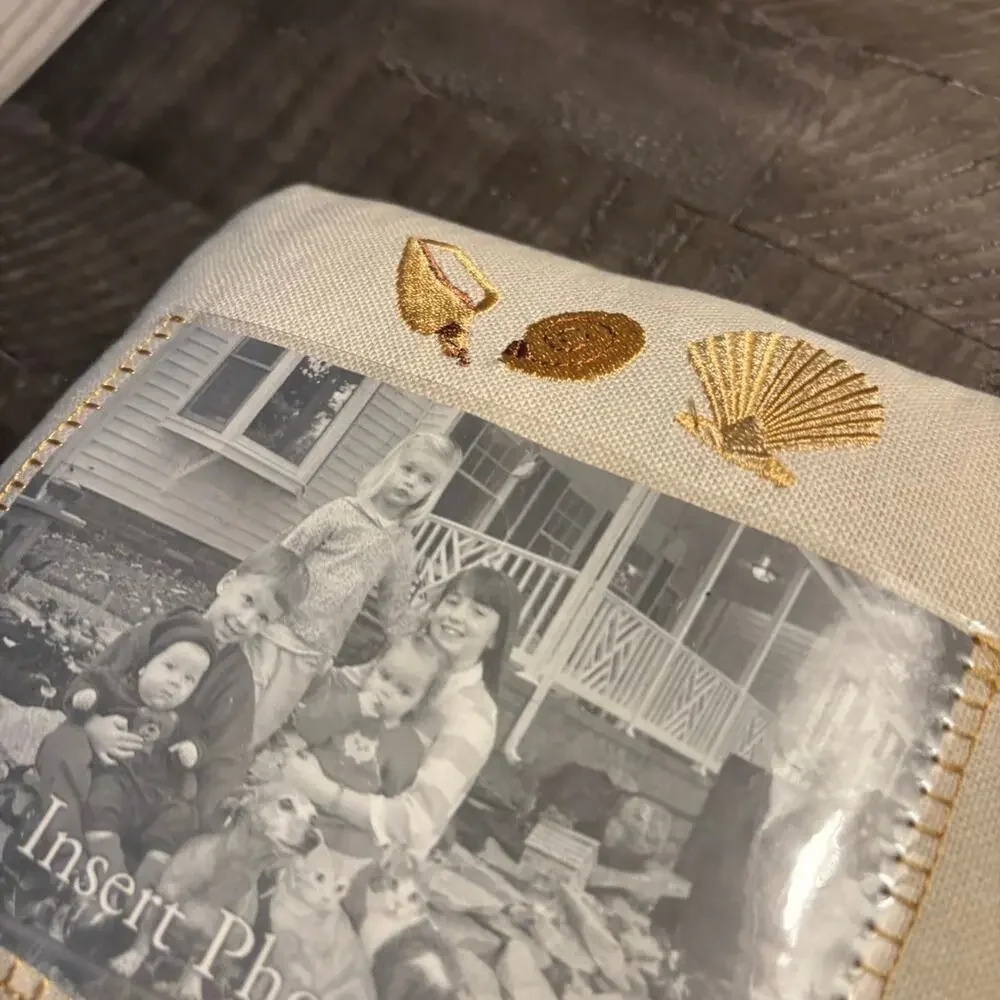Pillow with Photo Insert “Our Vacation” 9x9 Square